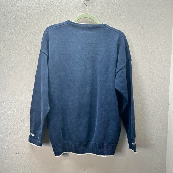 Brimwick BATTLESHIP NORTH CAROLINA BB 55 Sweater Military Nautical Navy VTG M - Picture 10 of 11